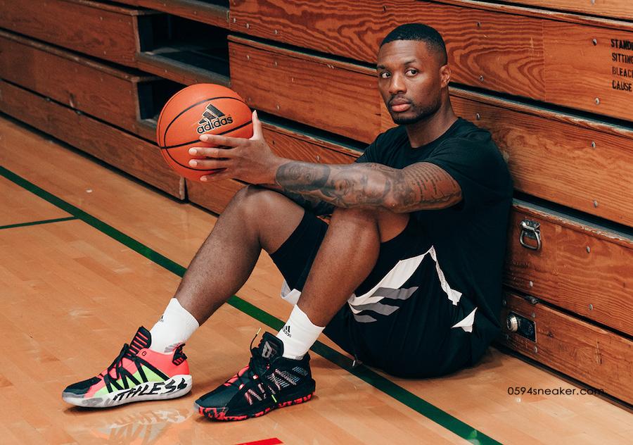 利拉德球鞋 adidas Dame 6 “Ruthless” 货号：EF9866