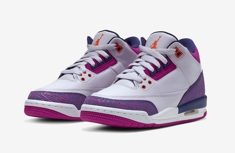 Air Jordan 3 GS “Barely Grape” 货号：441140-500