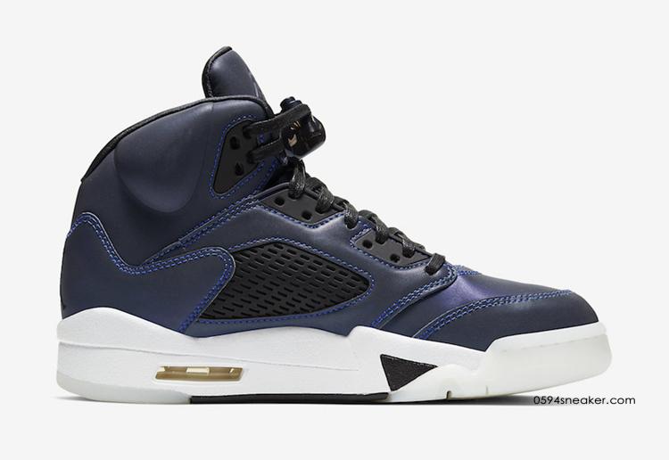 Full Upper 3M Reflective Air Jordan 5 WMNS "Oil Grey" Item No.:CD2722-001