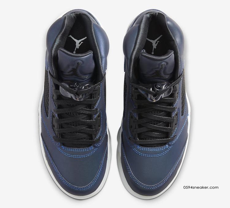 Full Upper 3M Reflective Air Jordan 5 WMNS "Oil Grey" Item No.:CD2722-001