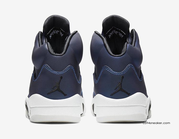 Full Upper 3M Reflective Air Jordan 5 WMNS "Oil Grey" Item No.:CD2722-001