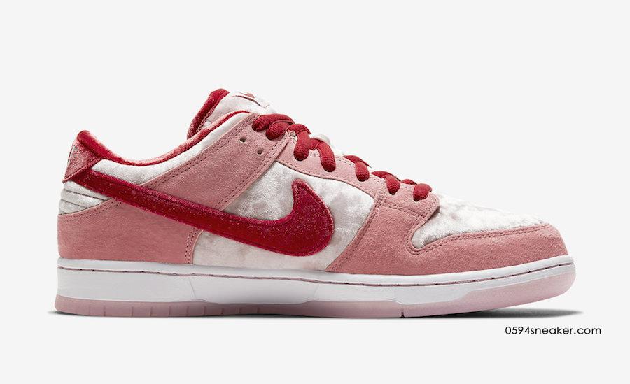 情人节鞋款 StrangeLove x Nike SB Dunk Low 货号：CT2552-800