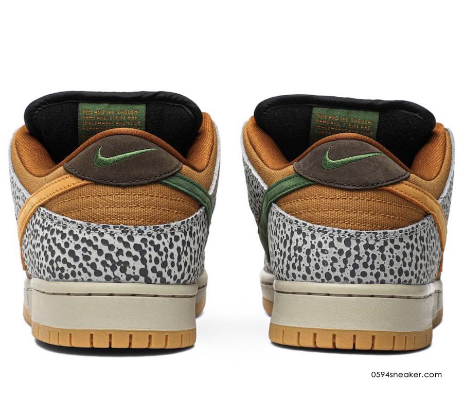 atmos 气质满满，Nike SB Dunk Low “Safari” 货号：CD2563-002