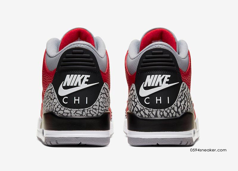 Air Jordan 3 SE “NIKE CHI” 红水泥芝加哥限定版本，货号：CU2277-600