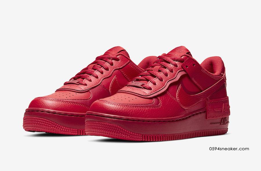 Nike Air Force 1 “Shadow” 货号：CU3012-661