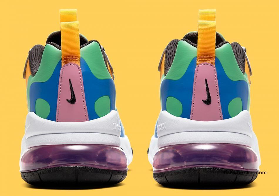 Nike Air Max 270 React GS 货号：CU4668-001