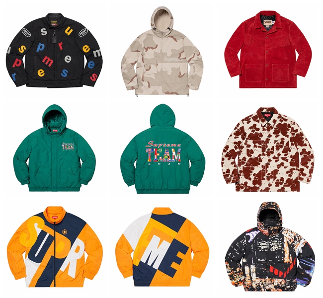 Supreme 2020 春夏发售单品清单