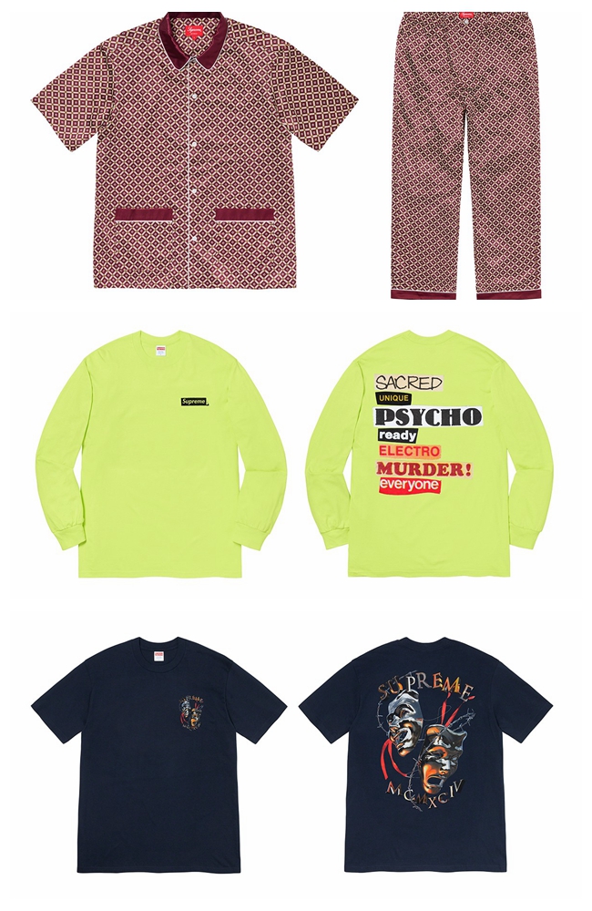 Supreme 2020 春夏发售单品清单