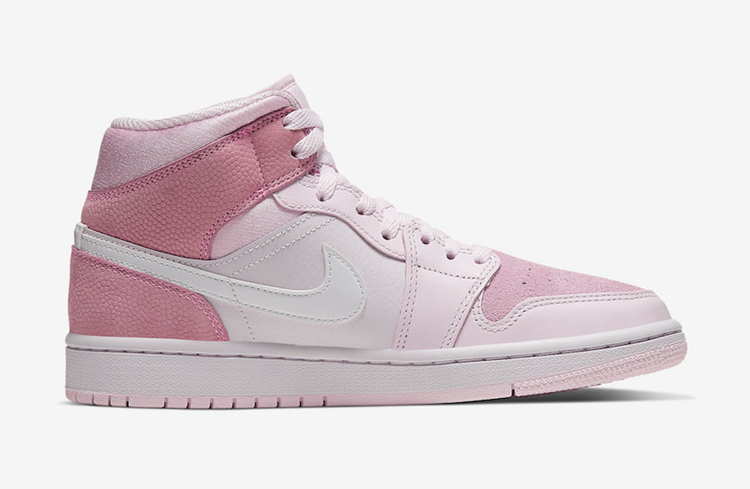 Air Jordan 1 Mid WMNS “Digital Pink” 货号：CW5379-600