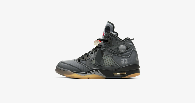 OFF-WHITE x Air Jordan 5 货号：CT8480-001