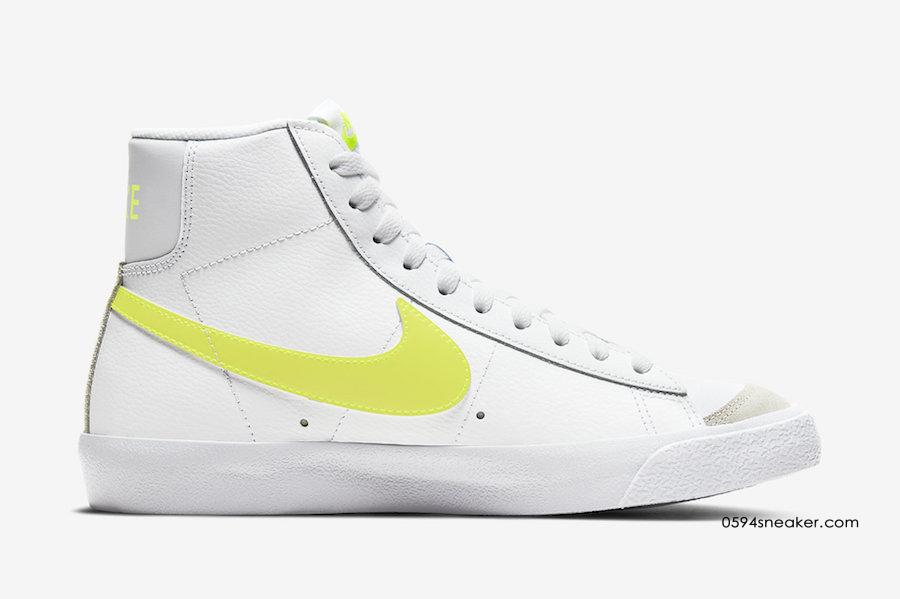 Nike Blazer Mid “Lemon Venom” 货号：CZ0362-100