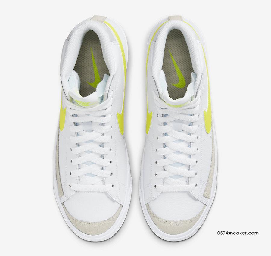 Nike Blazer Mid “Lemon Venom” 货号：CZ0362-100