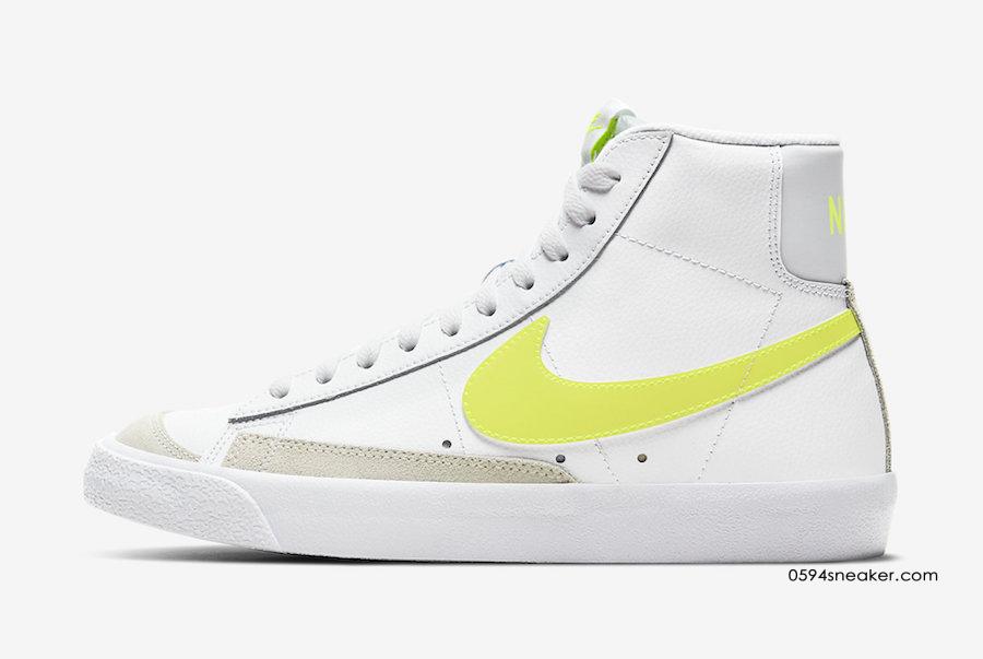 Nike Blazer Mid “Lemon Venom” 货号：CZ0362-100