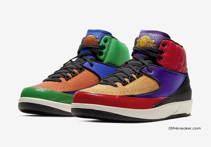 Air Jordan 2 WMNS “Multicolor” 鸳鸯 AJ，货号：CT6244-600 