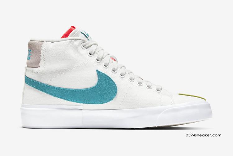 Nike SB Blazer Mid Edge 货号：CI3833-101