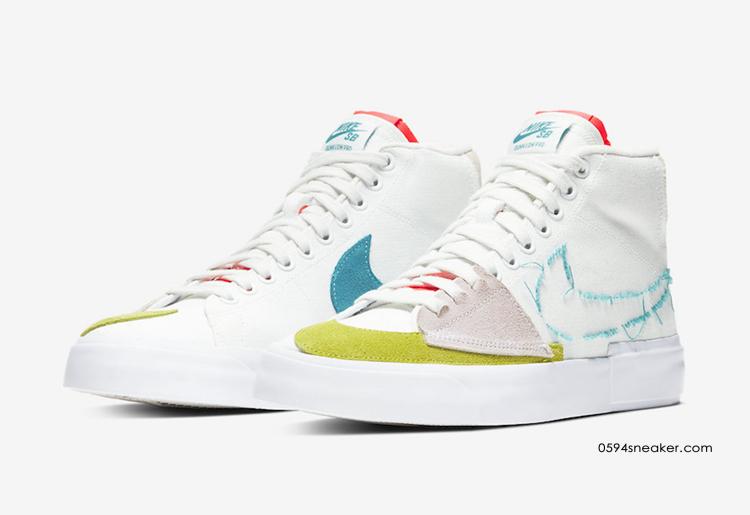 Nike SB Blazer Mid Edge 货号：CI3833-101