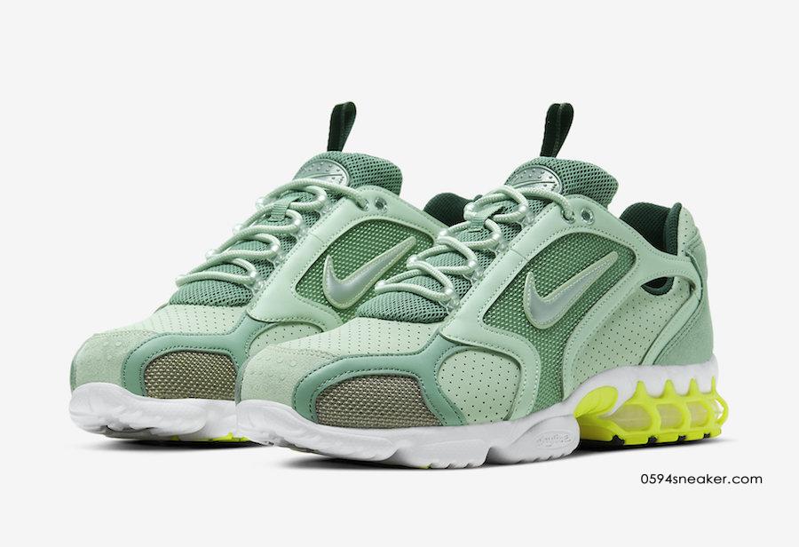Nike Air Zoom Spiridon Caged “Pistachio Frost” 货号：CW5376-301