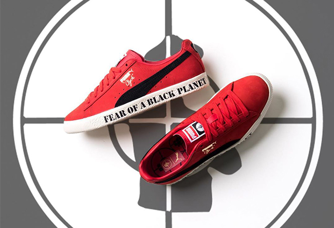 彪马联名新品鞋款 Public Enemy x PUMA Clyde “Fear Of A Black Planet”