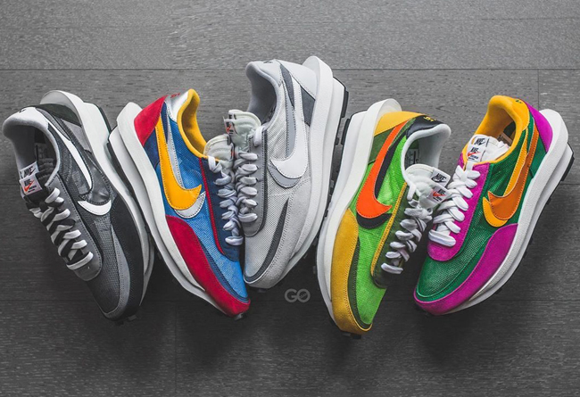 Sacai x Nike LDV Waffle “Nylon” 货号：BV0073-101、BV0073-002