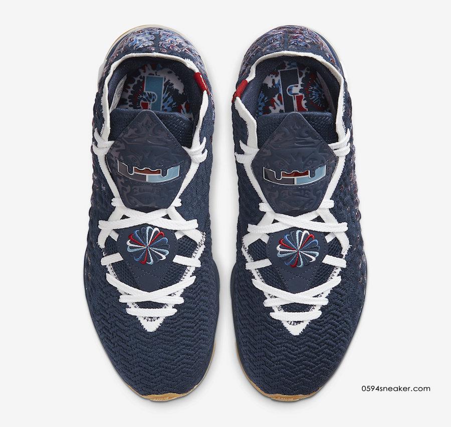 Nike LeBron 17 “College Navy” 货号：CD5056-400