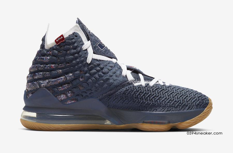 Nike LeBron 17 “College Navy” 货号：CD5056-400