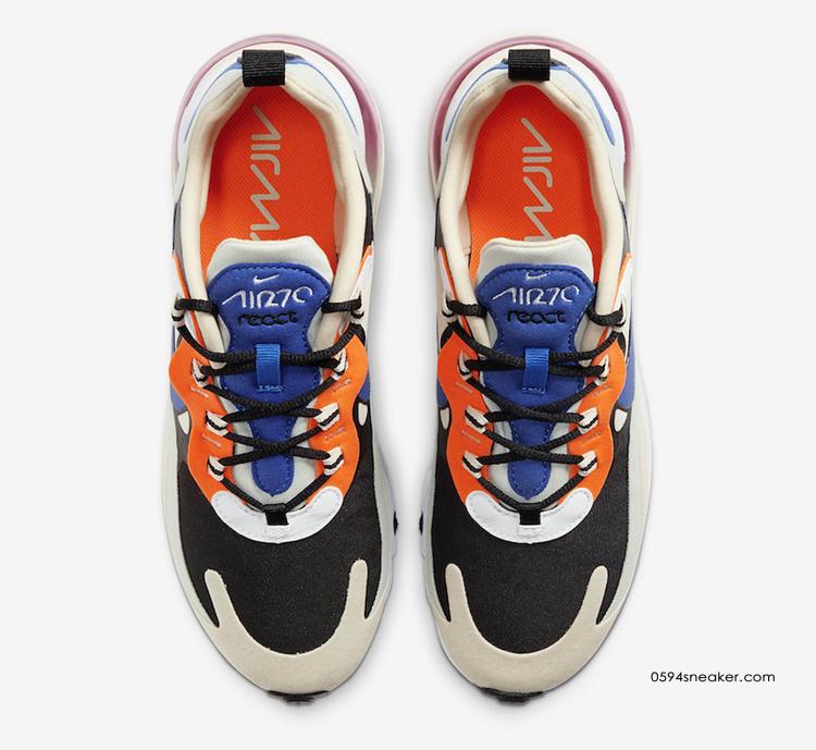 Nike Air Max 270 React WMNS 货号：CI3899-200 