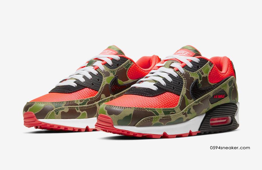 Nike Air Max 90 “Reverse Duck Camo” 货号：CW6024-600