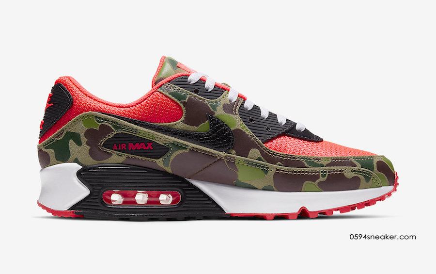 Nike Air Max 90 “Reverse Duck Camo” 货号：CW6024-600