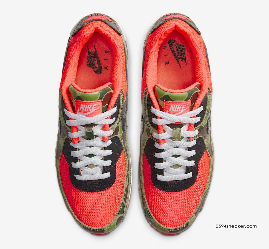 Nike Air Max 90 “Reverse Duck Camo” 货号：CW6024-600