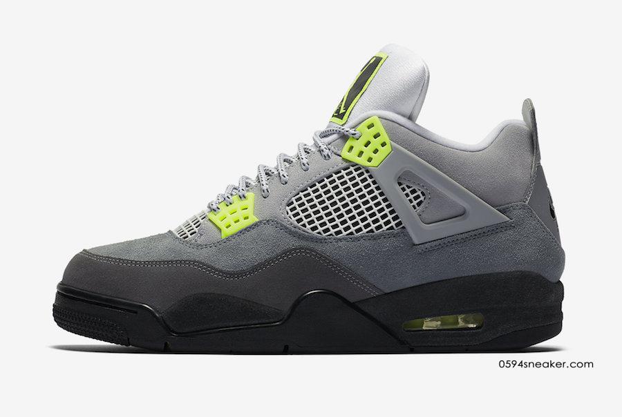 Air Jordan 4 SE “Neon” 货号：CT5342-007 致敬 Air Max 95 OG