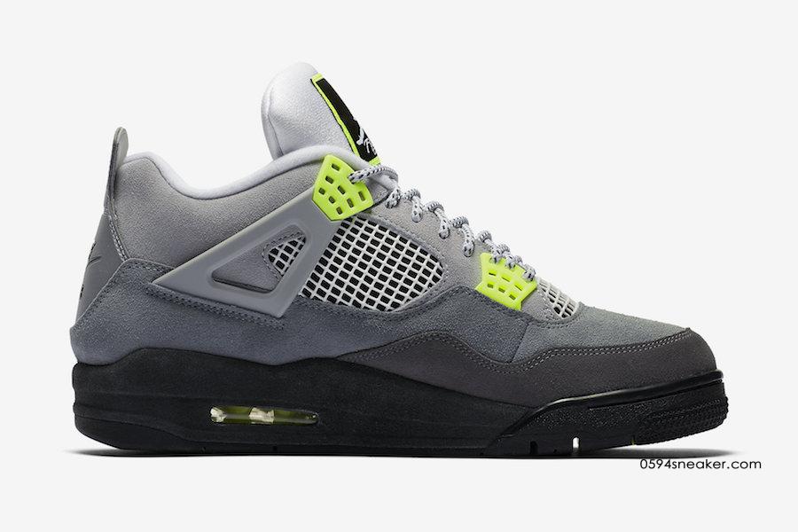 Air Jordan 4 SE “Neon” 货号：CT5342-007 致敬 Air Max 95 OG