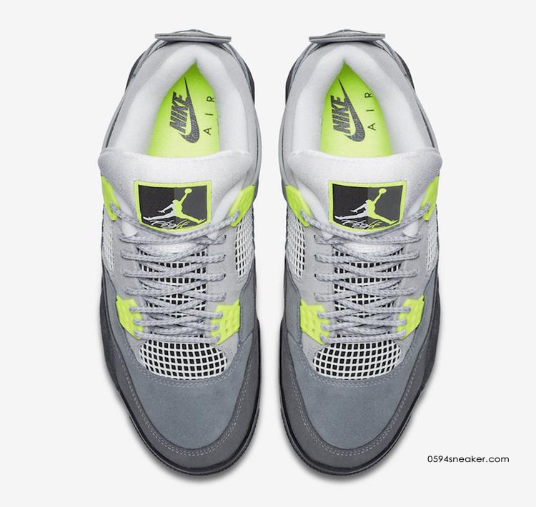 Air Jordan 4 “Neon” 全家族尺码发售，货号：CT5342-007