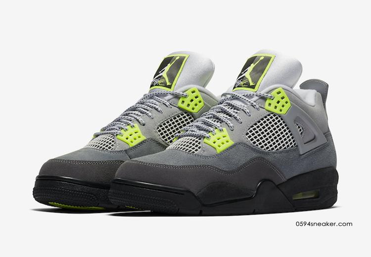 Air Jordan 4 “Neon” 全家族尺码发售，货号：CT5342-007