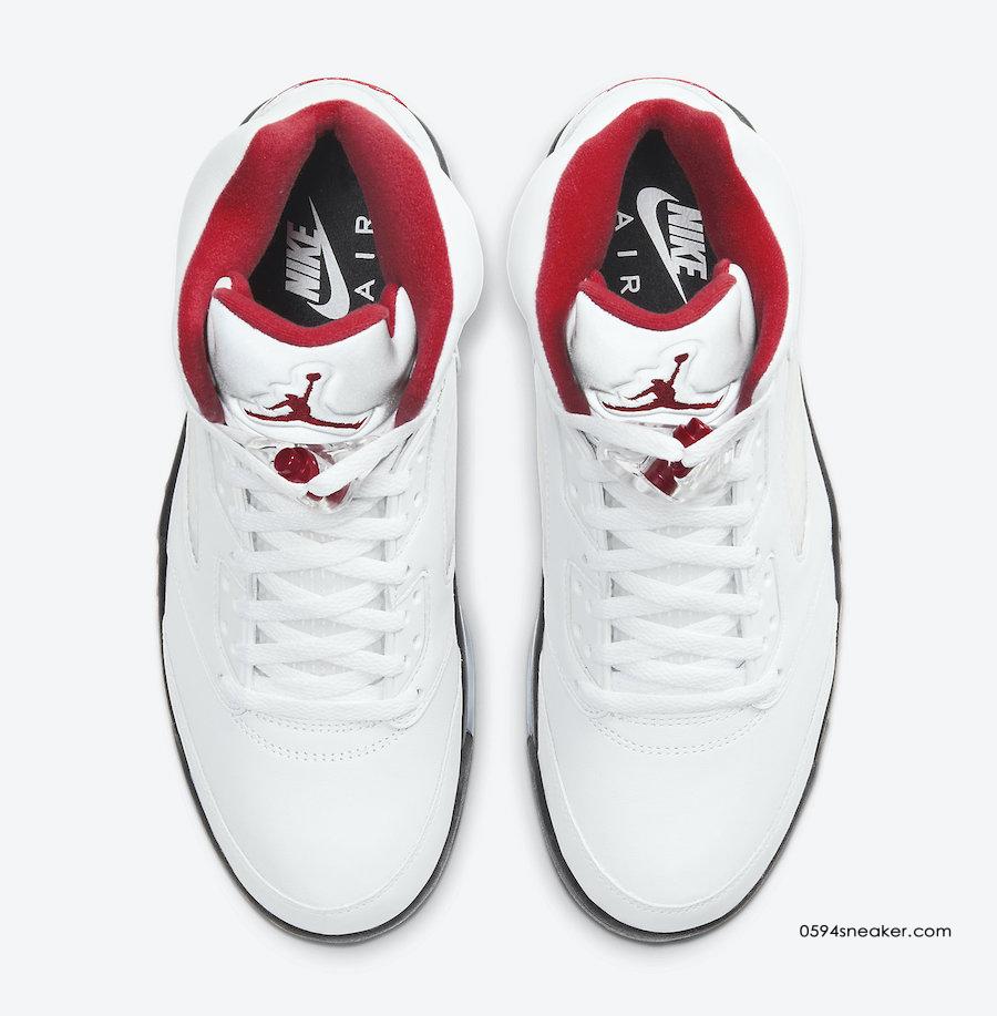 Air Jordan 5 “Fire Red” 货号：DA1911-102