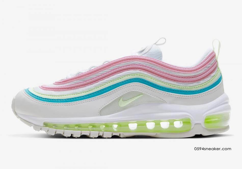 Nike Air Max 97 货号：CW7017-100 又一款女神复活节彩蛋配色