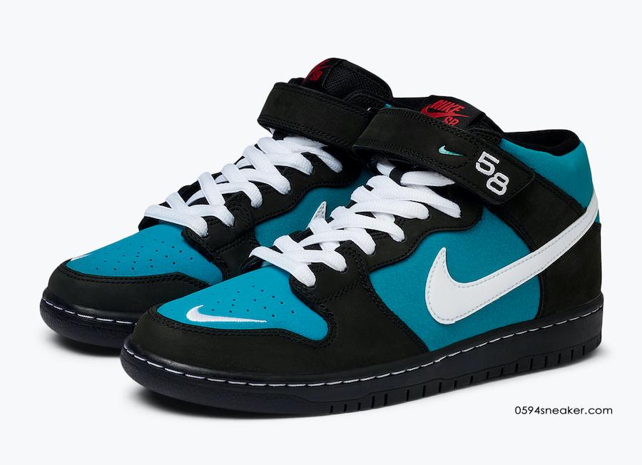 Nike SB Dunk Mid “Griffey” 货号：CV5474-001