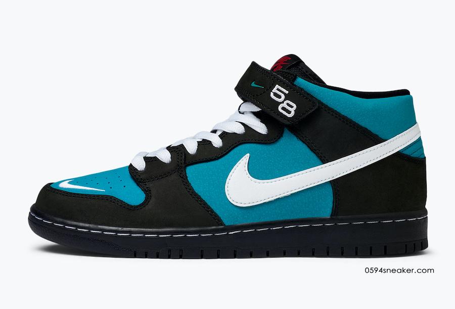 Nike SB Dunk Mid “Griffey” 货号：CV5474-001