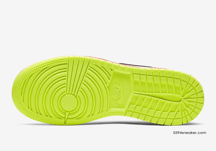 Air Jordan 1 Low GS Item No.: CV9548-100 Mandarin duck soles