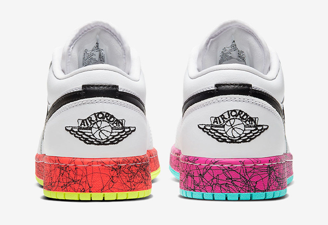 Air Jordan 1 Low GS Item No.: CV9548-100 Mandarin duck soles