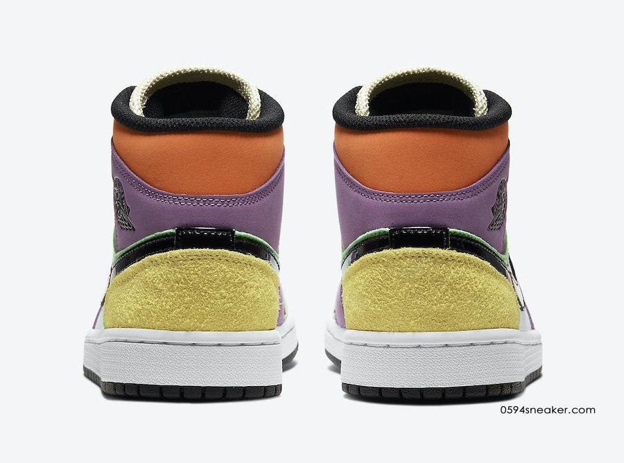 Air Jordan 1 Mid "Multicolor" Item No.: CW1140-100