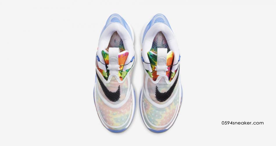 耐克自动系带篮球鞋 Nike Adapt BB 2.0 “Tie Dye” 货号：BQ5397-100