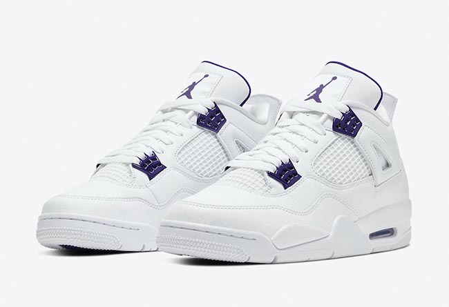 Air Jordan 4 “Purple Metallic” 货号：CT8527-115