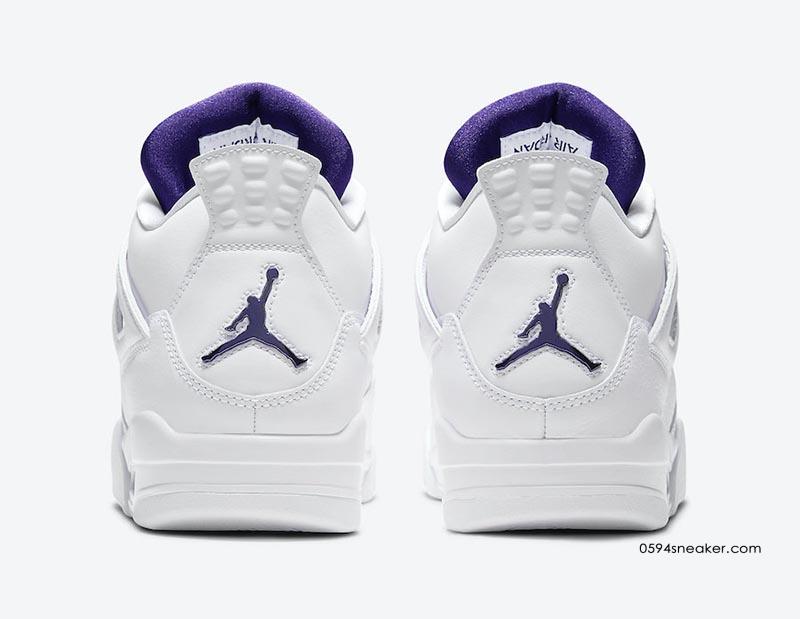 Air Jordan 4 “Purple Metallic” 货号：CT8527-115