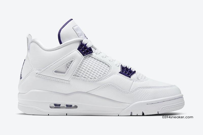 Air Jordan 4 “Purple Metallic” 货号：CT8527-115