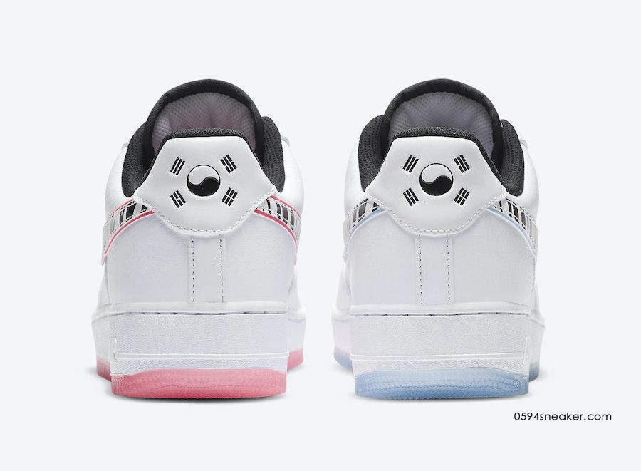 韩国限定 Nike Air Force 1 Low “Korea” 货号：CW3919-100