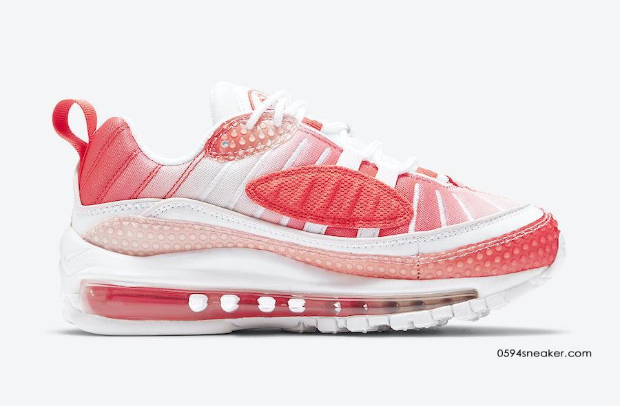 Nike Air Max 98 “Bubble Pack” 货号：CI7379-600