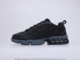 Stussy x Nike Air Zoom Spiridon Caged 2 斯皮里东牢笼2代系列，货号：CQ5486-001