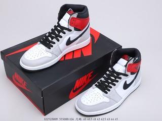 乔丹一代烟灰配色 Air Jordan 1 “Light Smoke Grey” 货号：555088-126