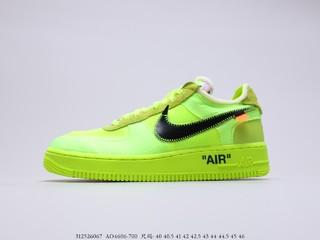 耐克空军一号 OW 联名 Off-White x Nike Air Force 1 Low Volt 2.0 货号：AO4606