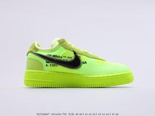 耐克空军一号 OW 联名 Off-White x Nike Air Force 1 Low Volt 2.0 货号：AO4606